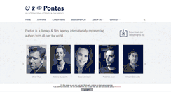 Desktop Screenshot of pontas-agency.com